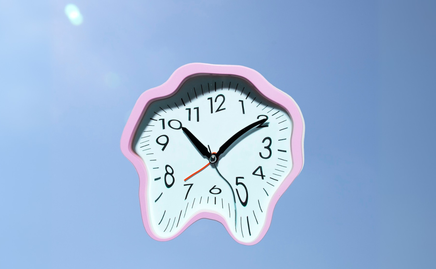 a clock melting