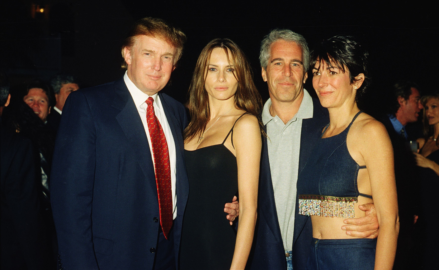 Donald Trump, Melania Trump, Jeffrey Epstein, Ghislaine Maxwell