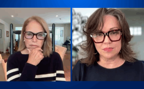 Katie Couric and Jess Michaels