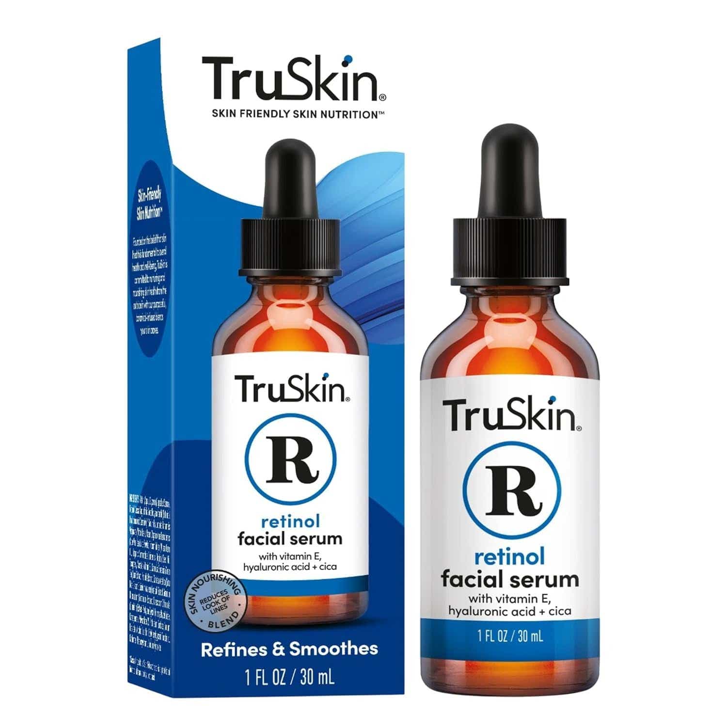 TruSkin Retinol Serum for Face – Gentle Anti-Aging Serum with Retinol, Hyaluronic Acid, and Vitamin E for a More Youthful Feel – Skin Care Made to Improve...