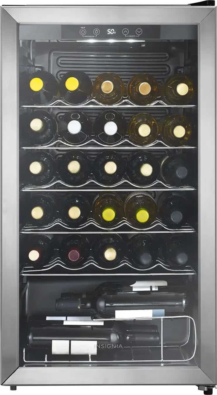 Insignia™ - 29-Bottle Wine Cooler