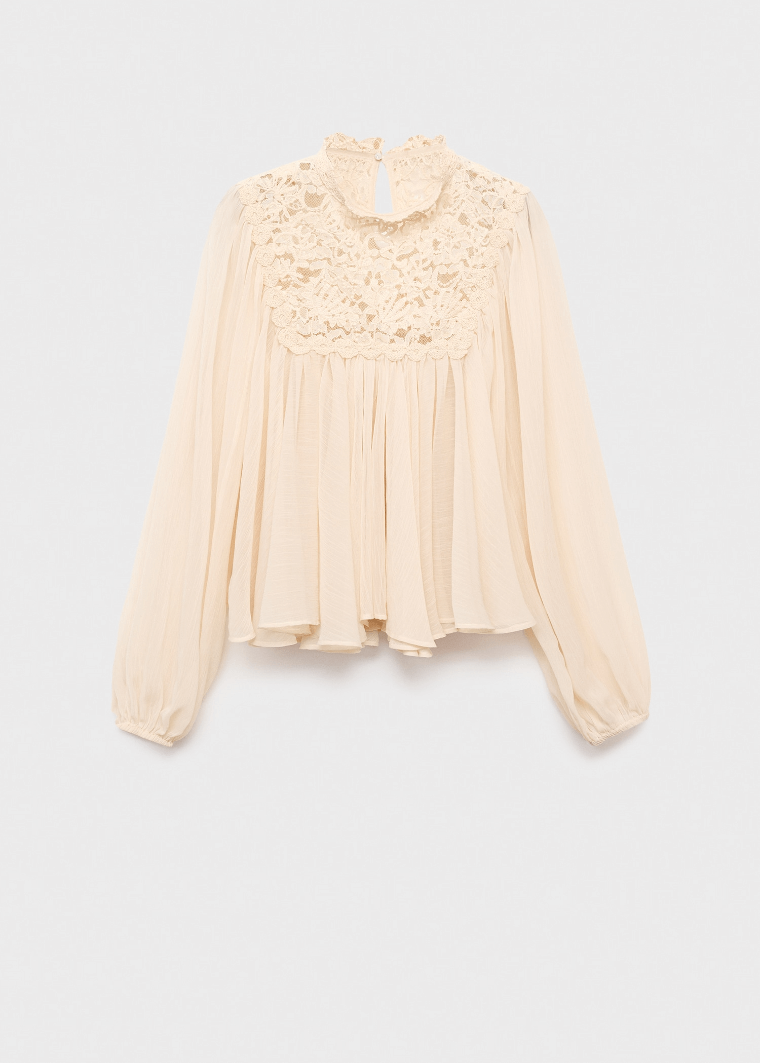 mango lace blouse
