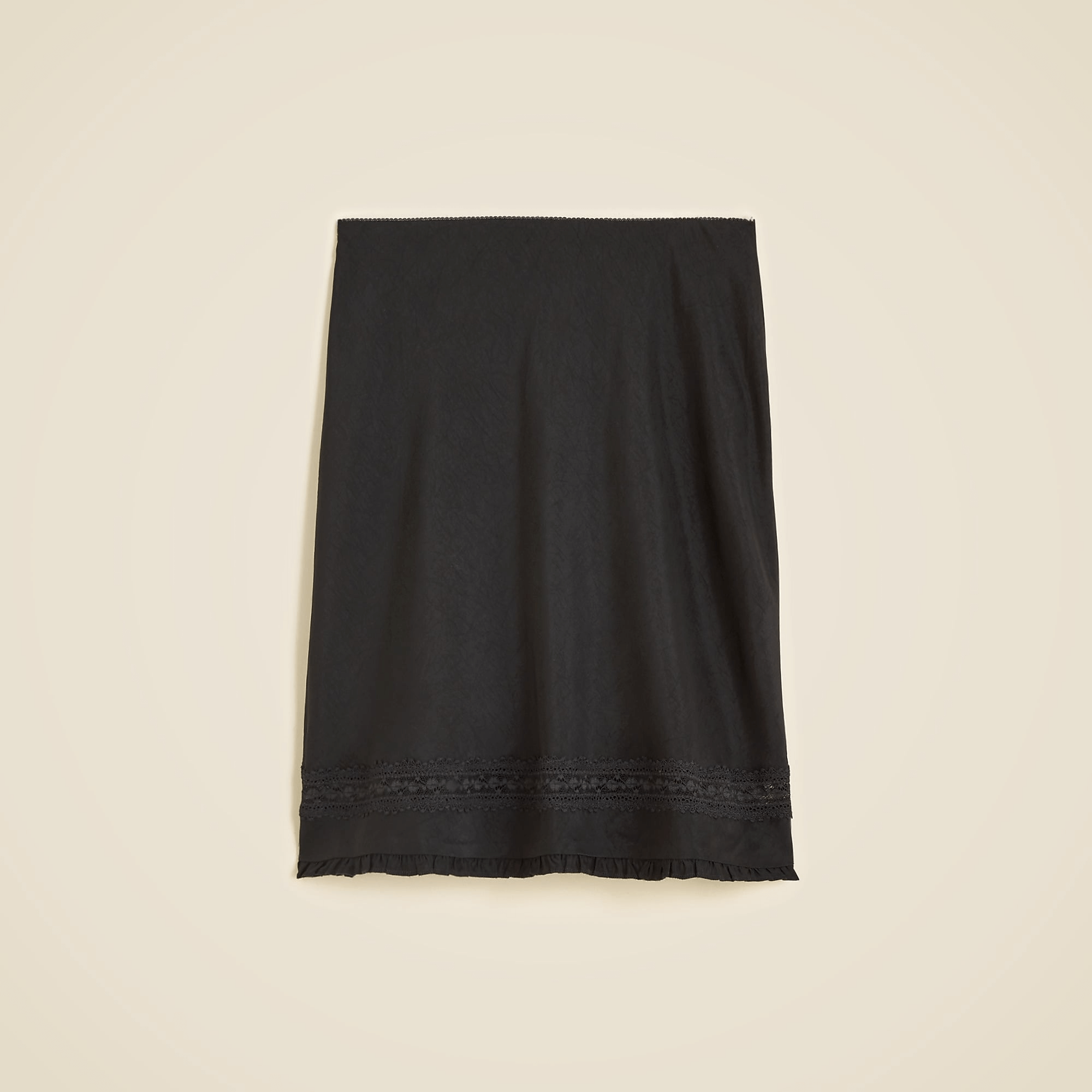 J.Crew Lace Trim Slip Skirt