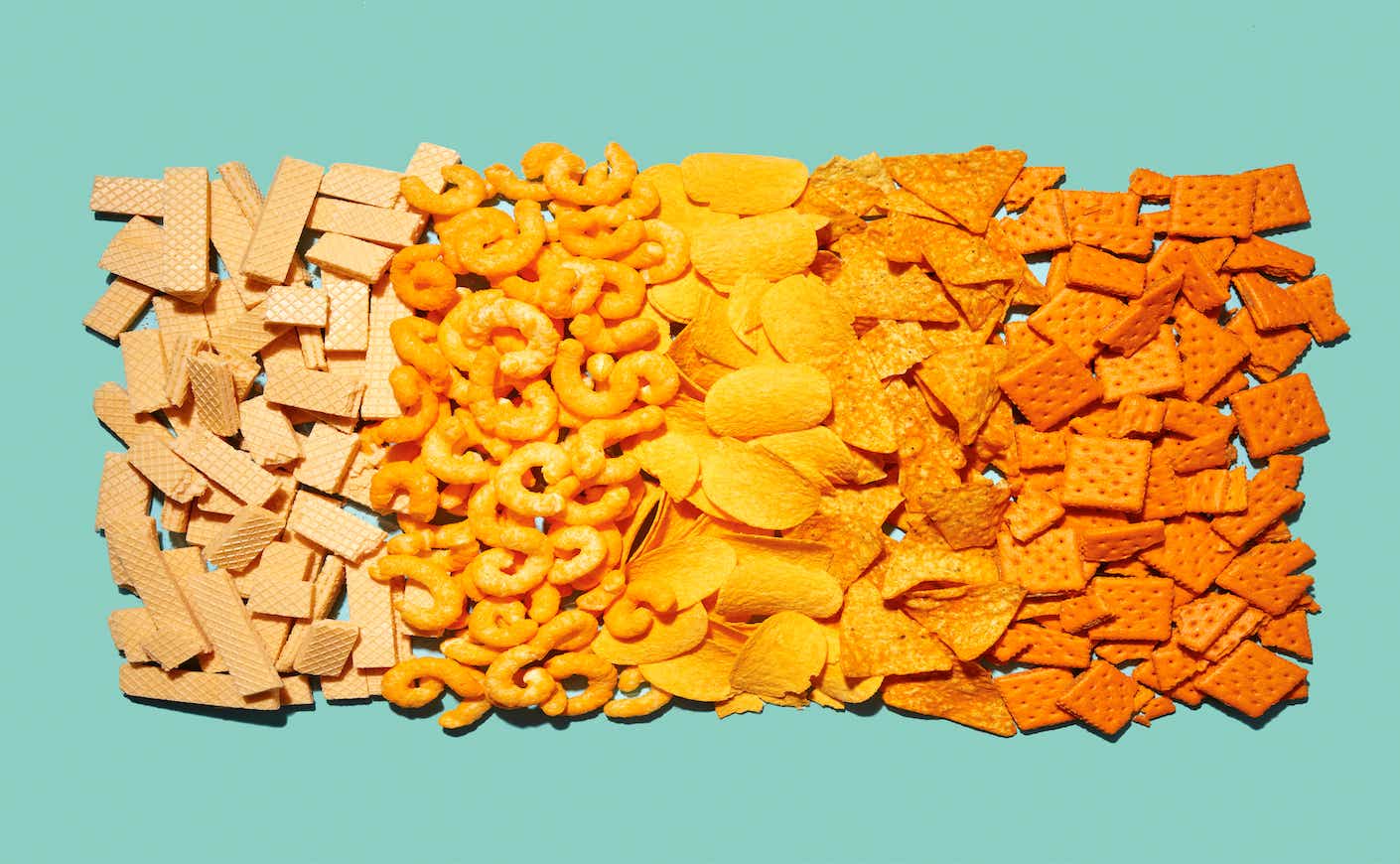 Junkfood in an Ombre Pattern