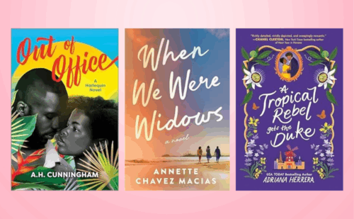 Out Of Office, When We Were Widows, The Tropical Rebel Gets a Duke book covers