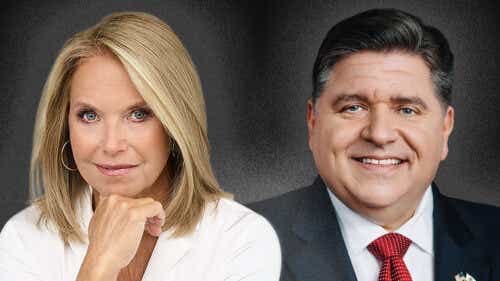 Katie Couric and JB Pritzker