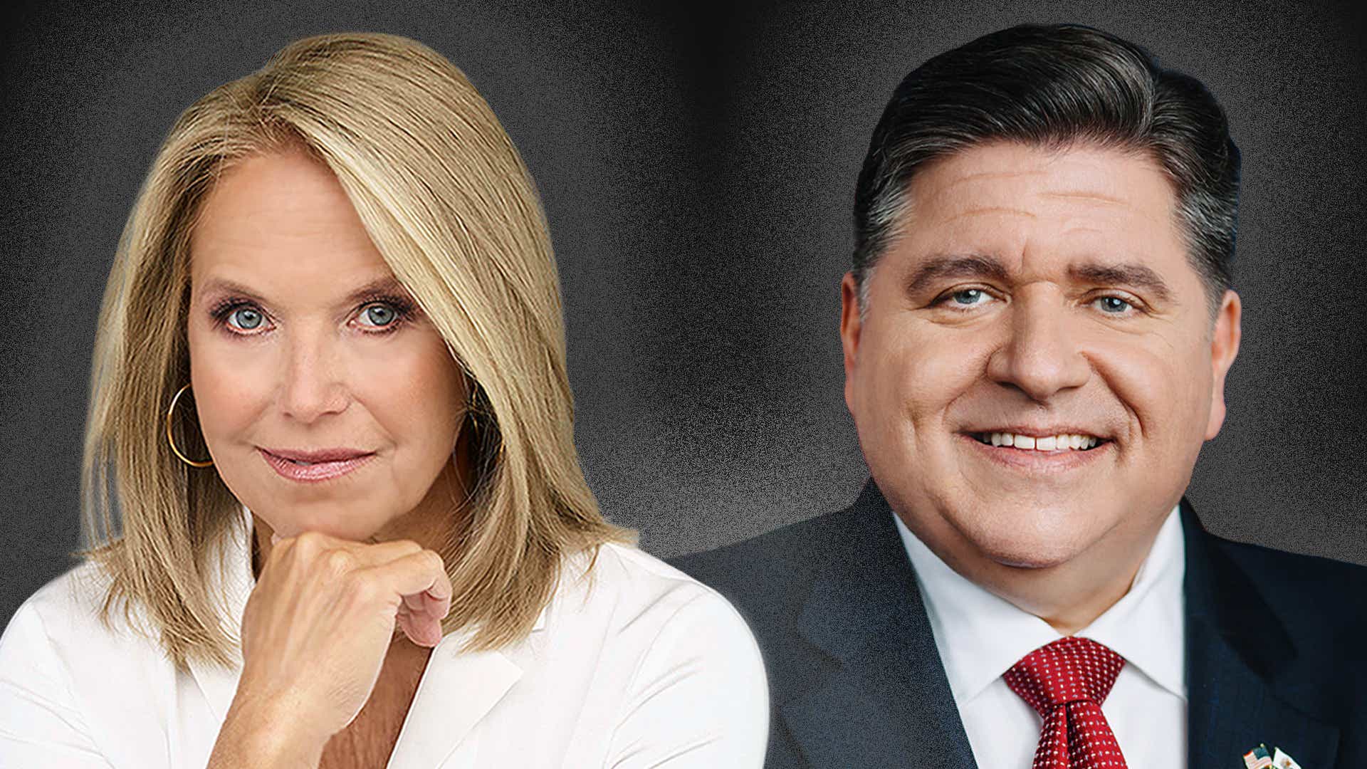 Katie Couric and JB Pritzker