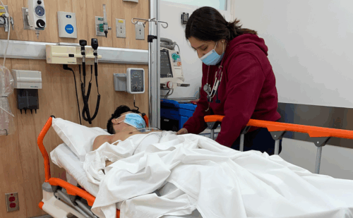 Edward Chiu in the hospital