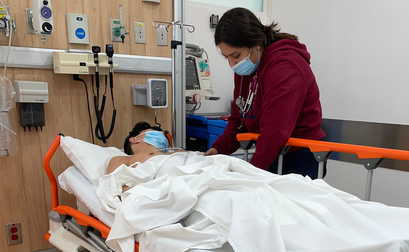 Edward Chiu in the hospital