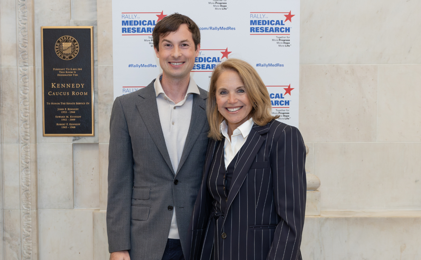 Reed Jobs and Katie Couric