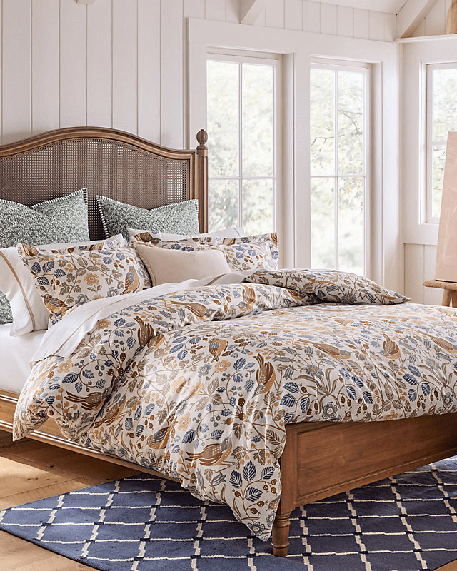 garnet hill larkspur duvet