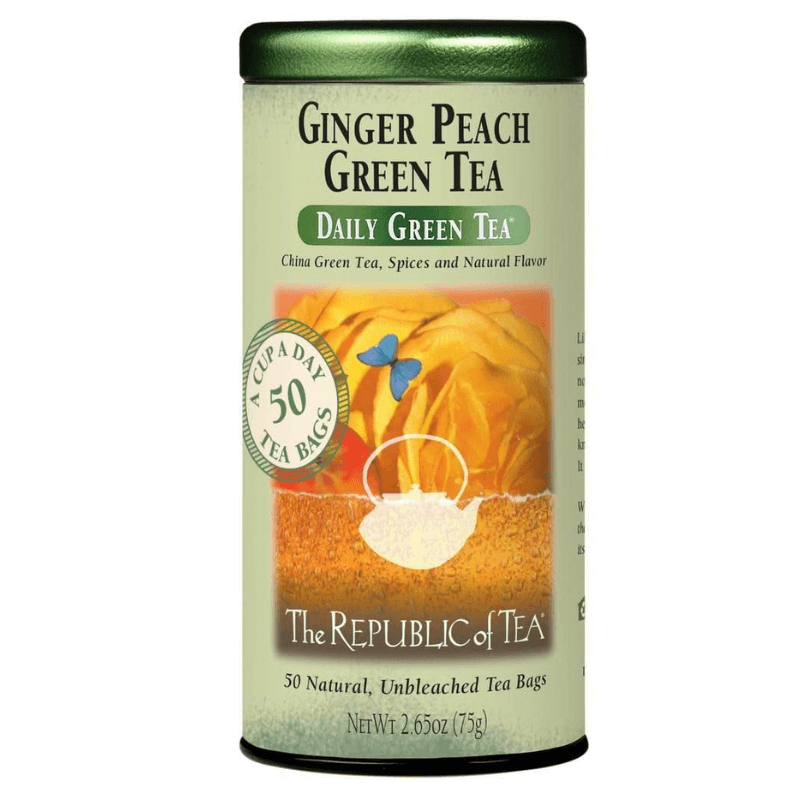 Republic of Tea Ginger Peach Green Tea
