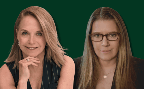 Katie Couric and Mary Trump