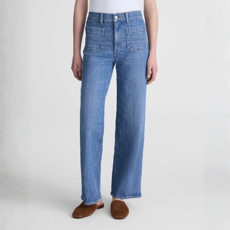 Madewell The Emmett Wide-Leg Full Length Jean