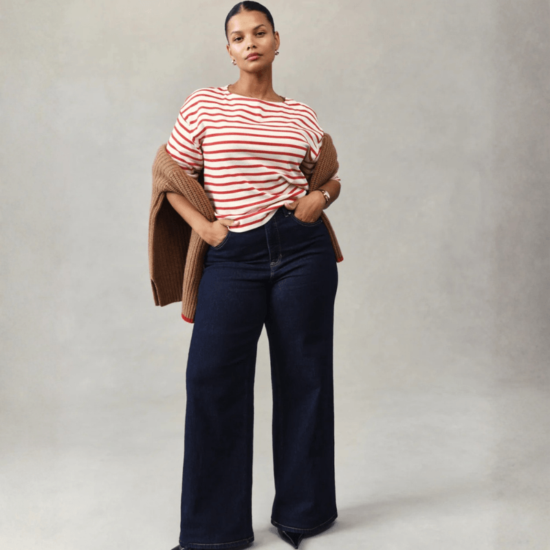 spanx wide leg jeans