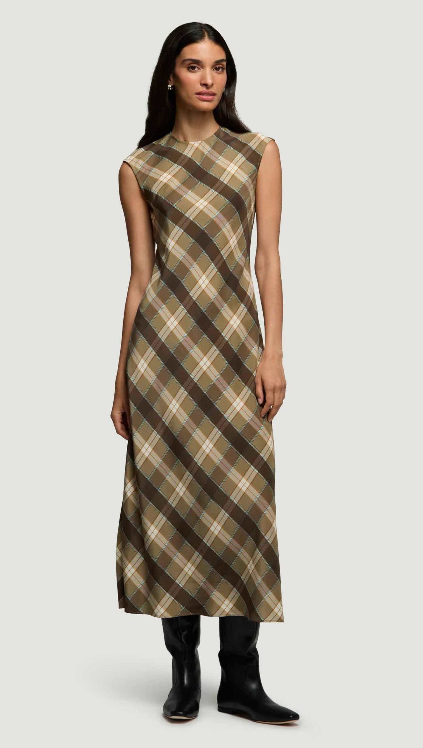 A bias dress.