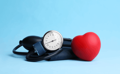 blood pressure monitor with inflatable heart