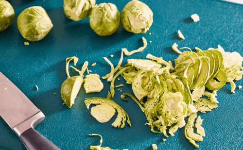 sliced Brussels sprout