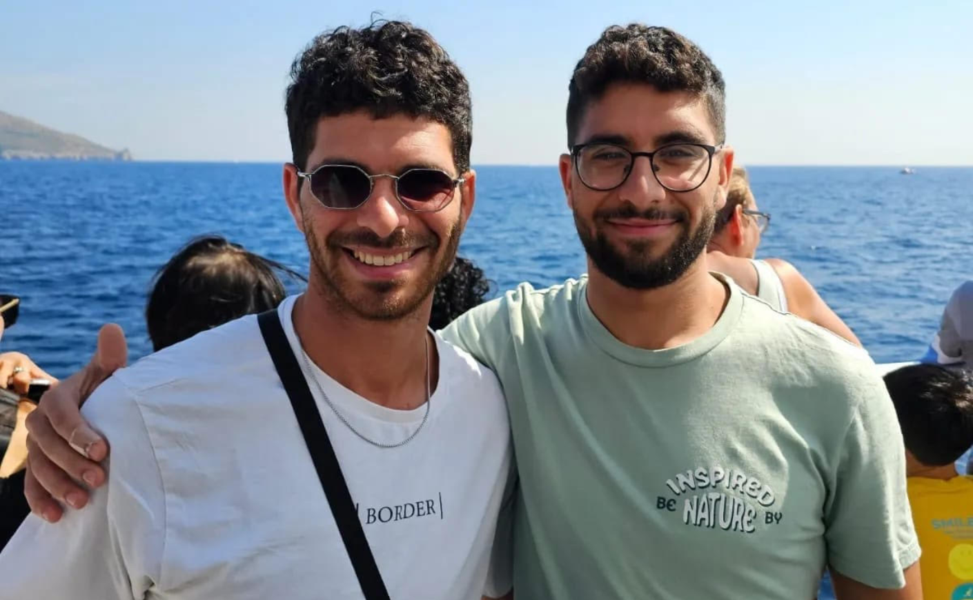 Ily David and his brother, Evyatar.