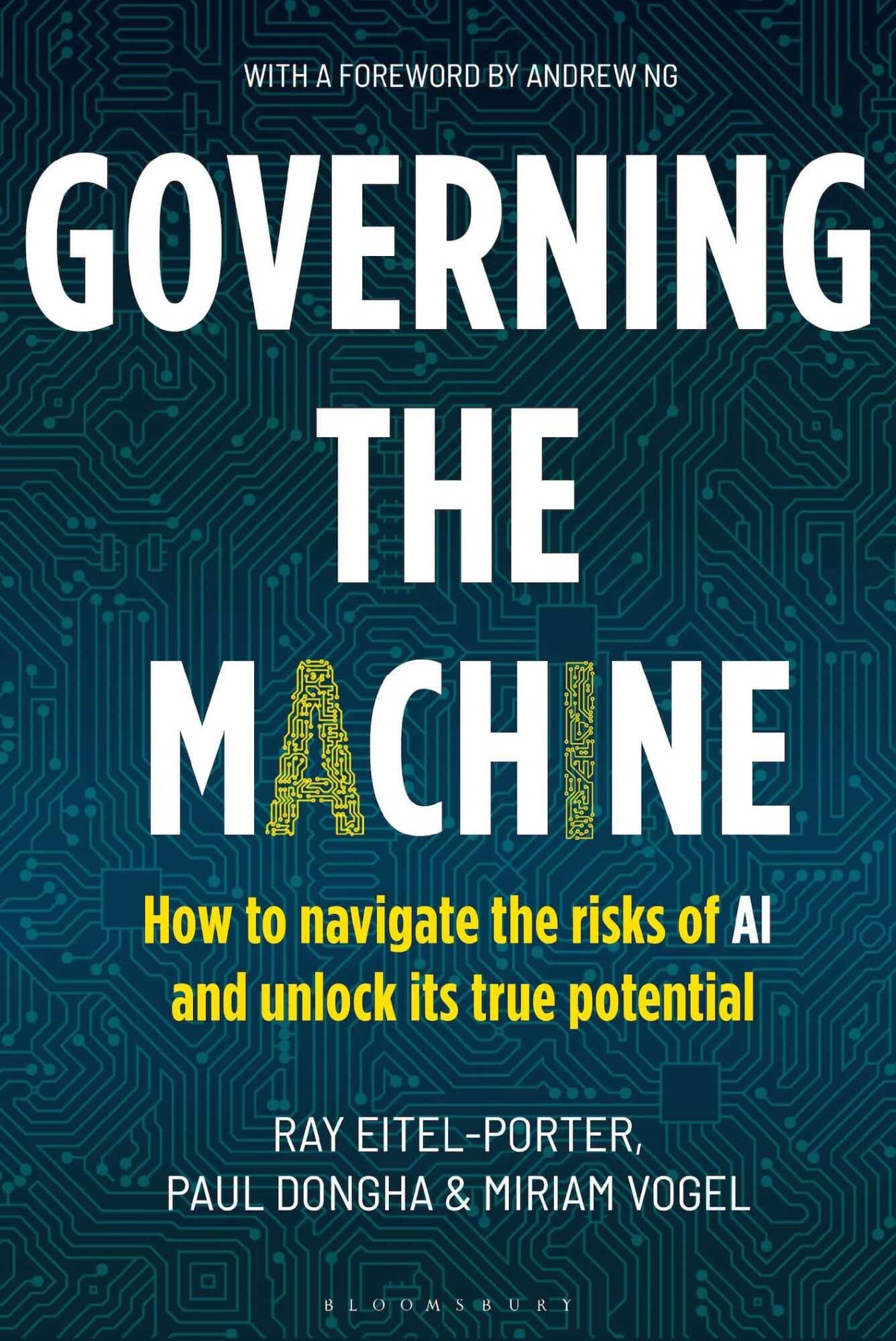 The cover of Vogel's book, "Governing the Machine."