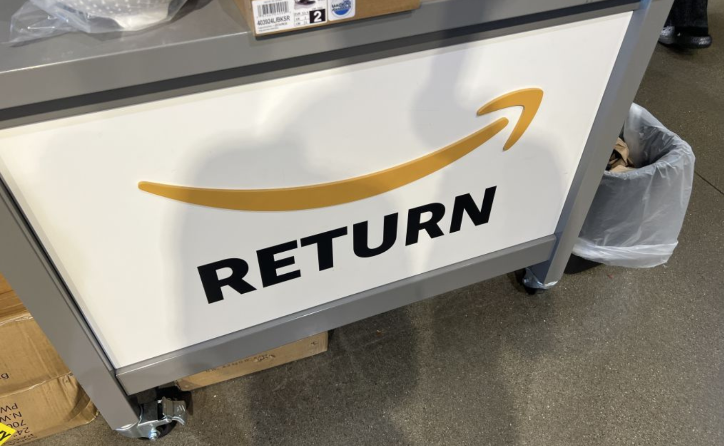 An Amazon returns kiosk