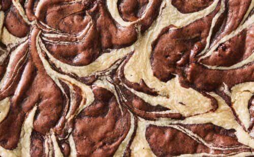 Tahini swirl mocha brownies