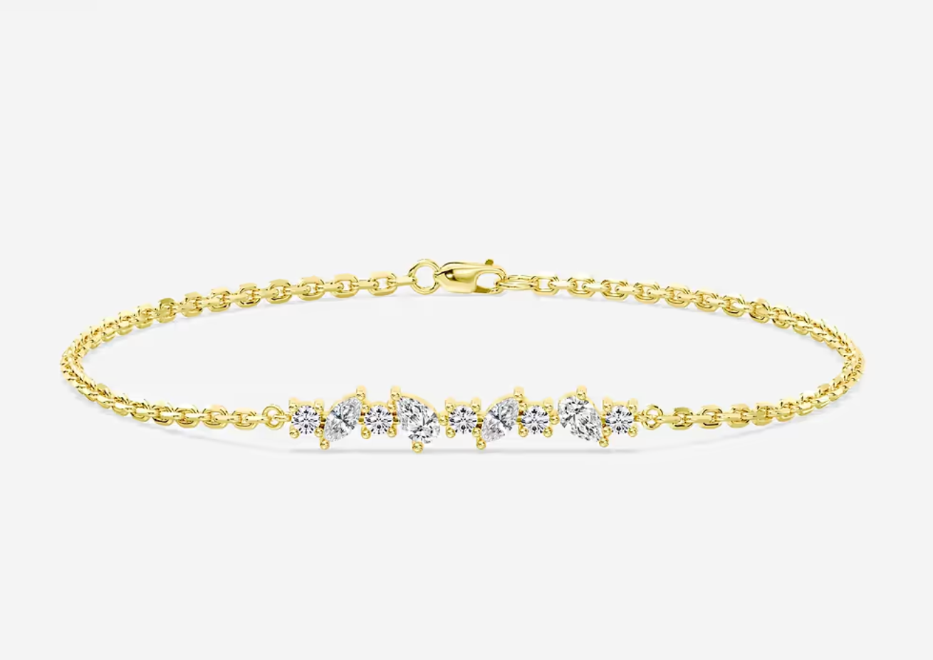 a gold diamond bracelet