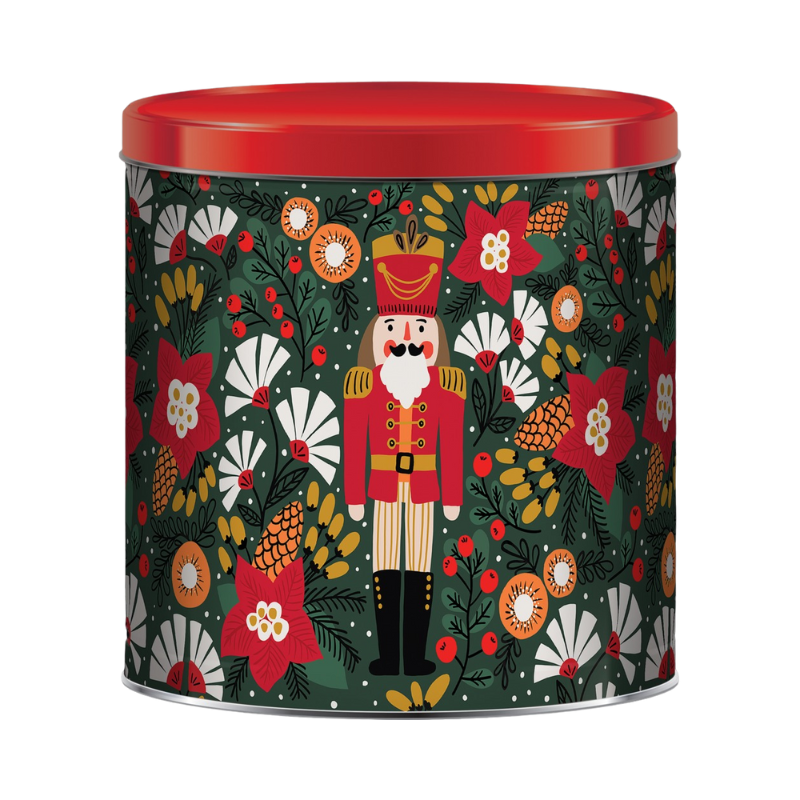 Gift Pop Popcorn Tin nutcracker