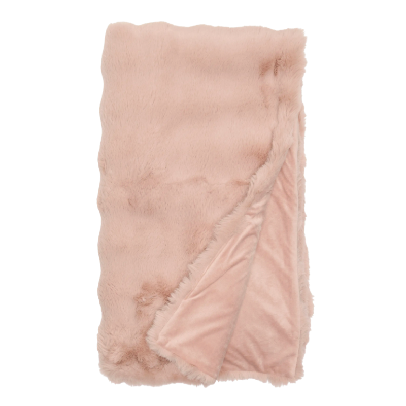 Faux Fur Throw Blanket