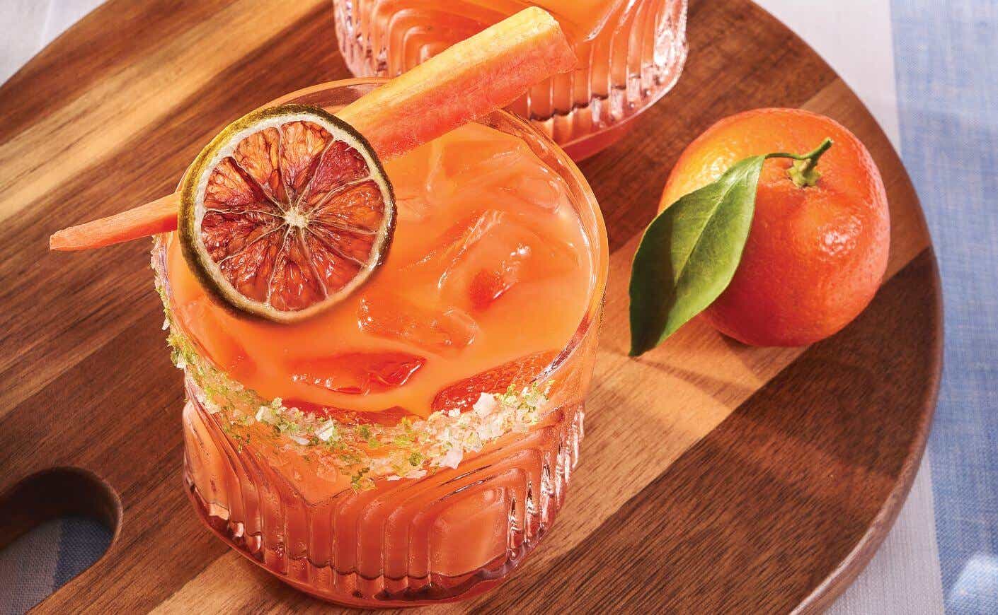 A carrot cake mocktail.