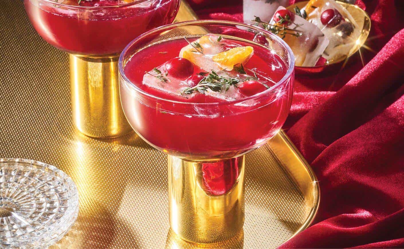 This Cranberry Fizz Mocktail Is Tart, Bubbly, and Gorgeous