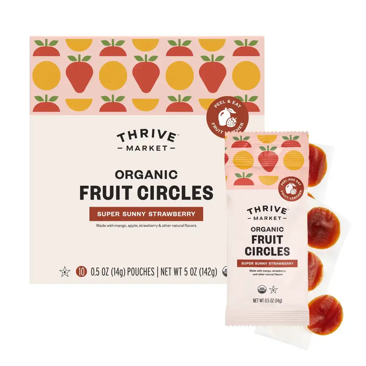 A package of Thrive Market's fruit circles.