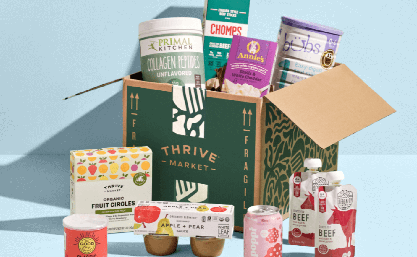 Thrive Market box of products