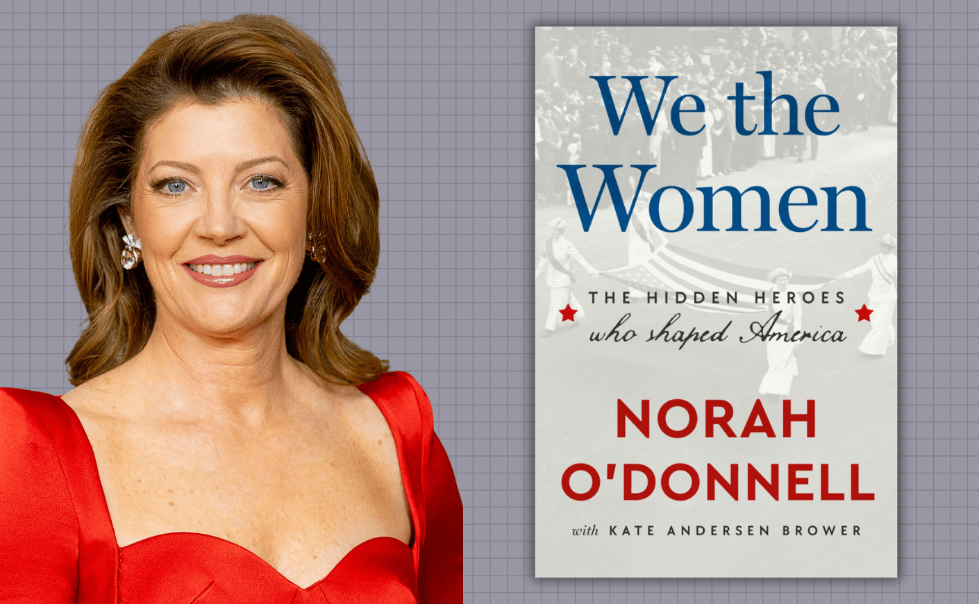 Norah O'Donnell and book cover