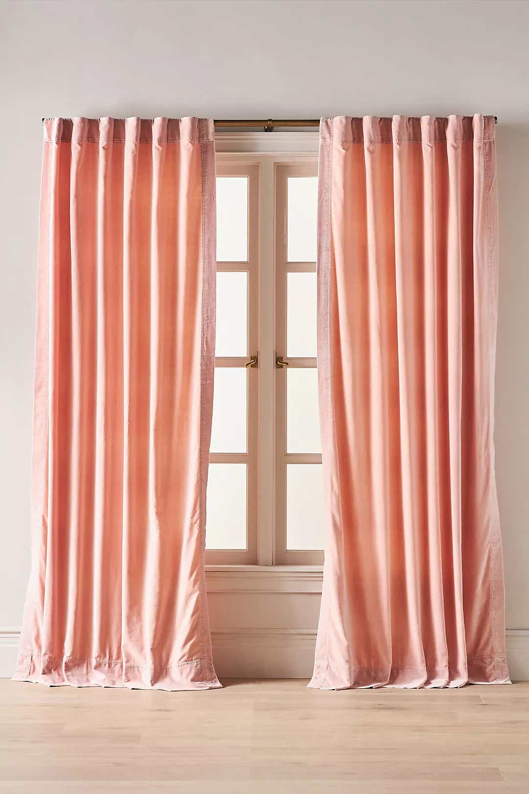 Trova Washed Velvet Curtain