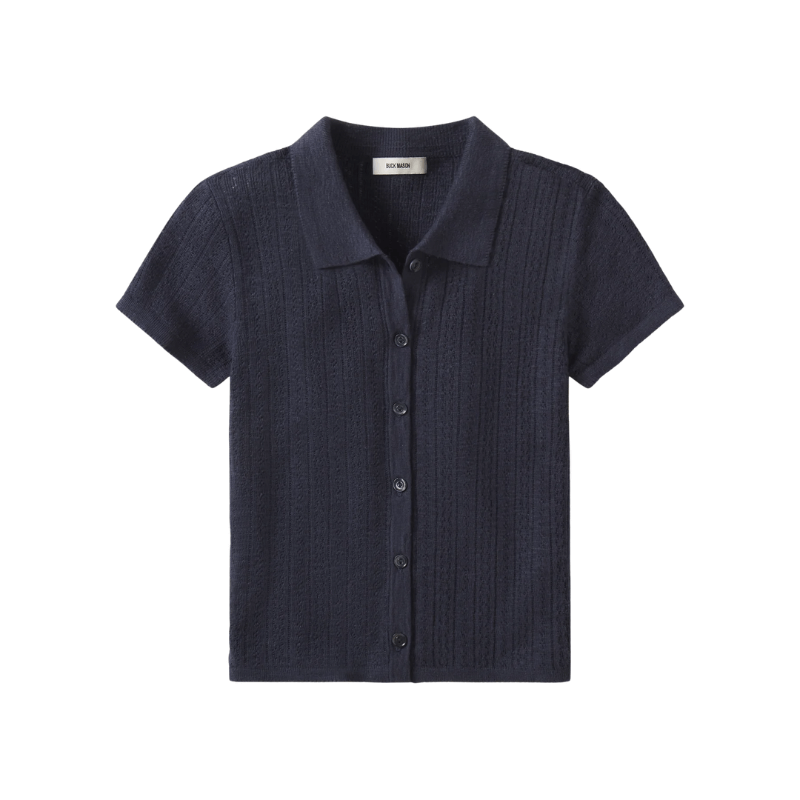 buck mason pointelle polo