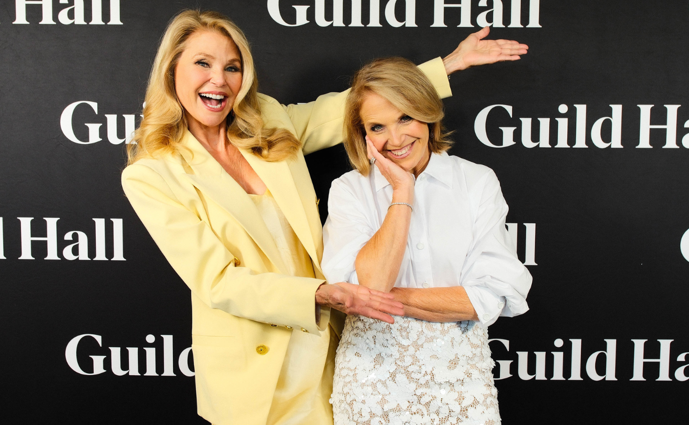 Christie Brinkley and Katie Couric