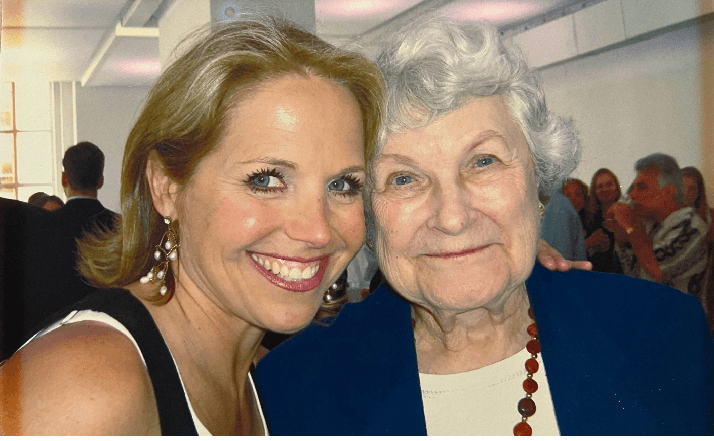 Katie Couric and mother Elinor