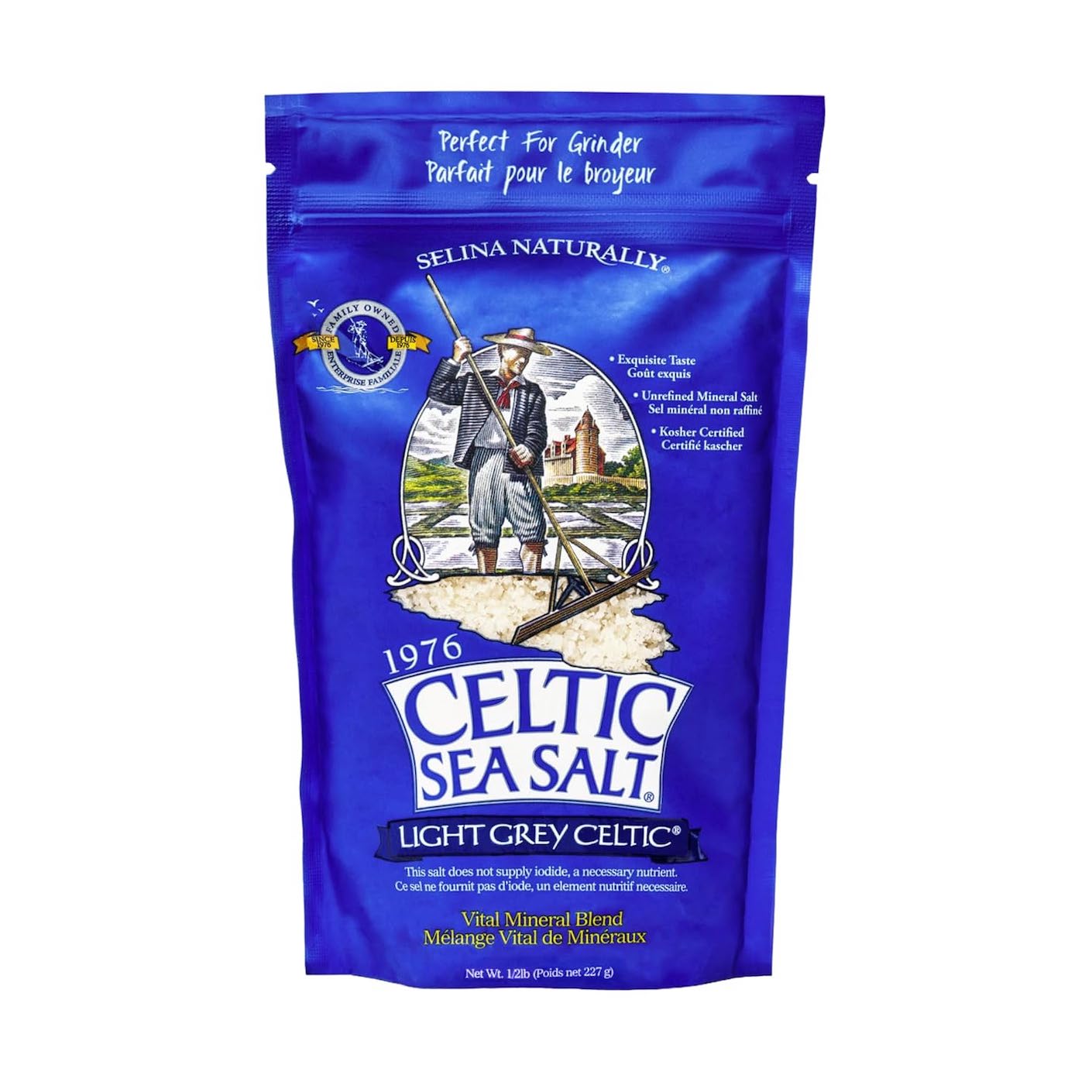 A bag of Celtic Sea Salt.