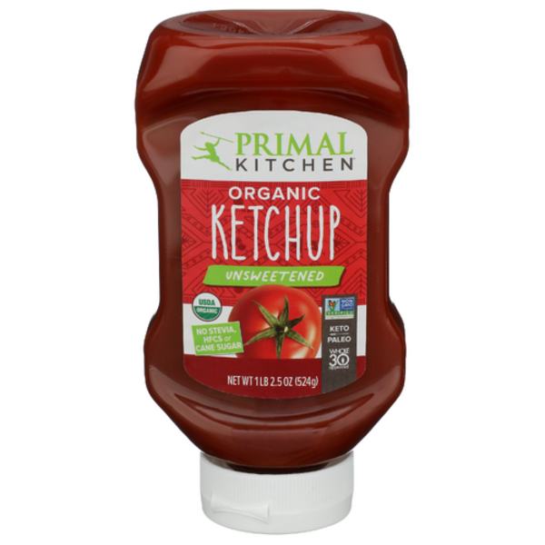 A bottle of Primal ketchup.