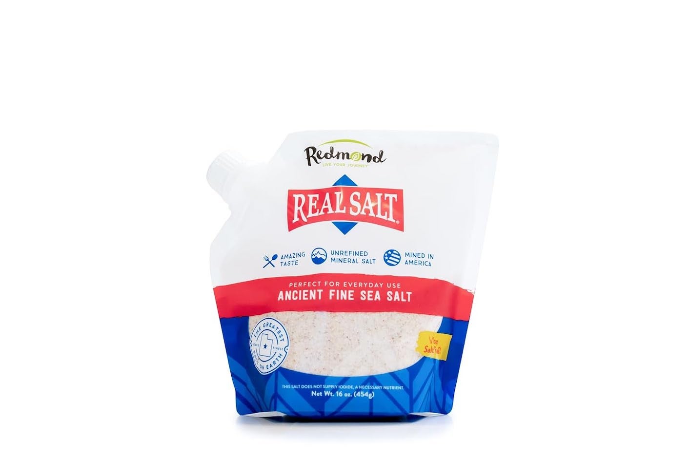 A bag of Redmond Real Salt.