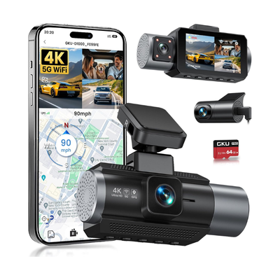 GKU 4K Dash Cam
