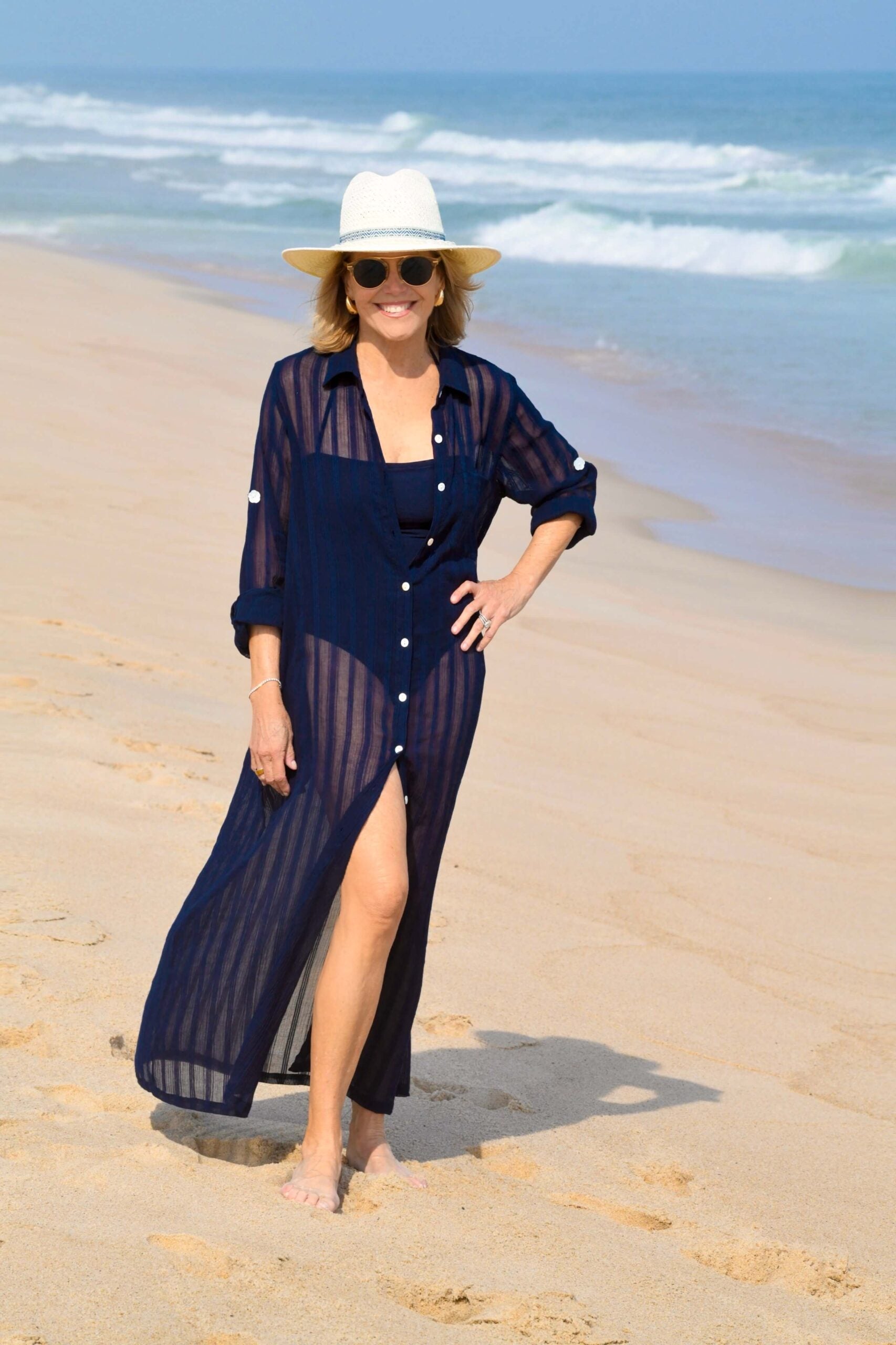 Katie Couric in cartegena dress