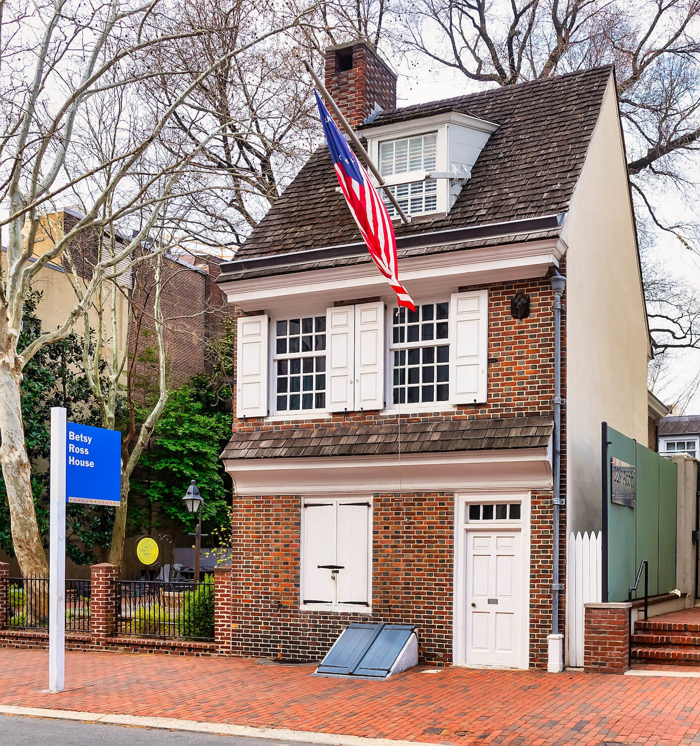 The Betsy Ross House museum in Philadelphia.