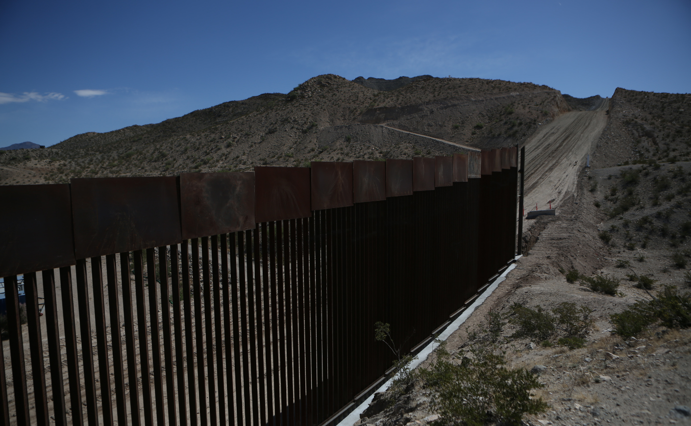 The U.S.-Mexico border wall