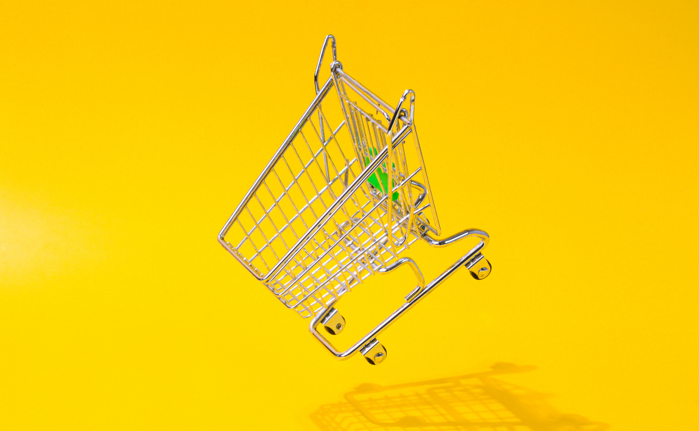 floating grocery cart