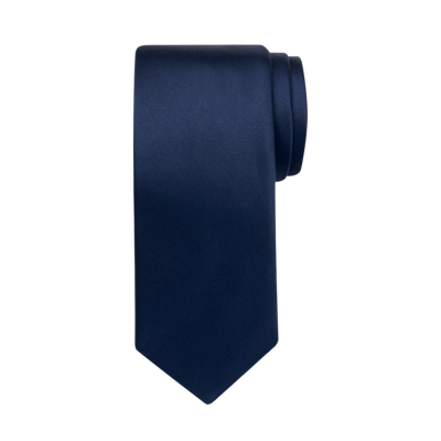 navy silk tie