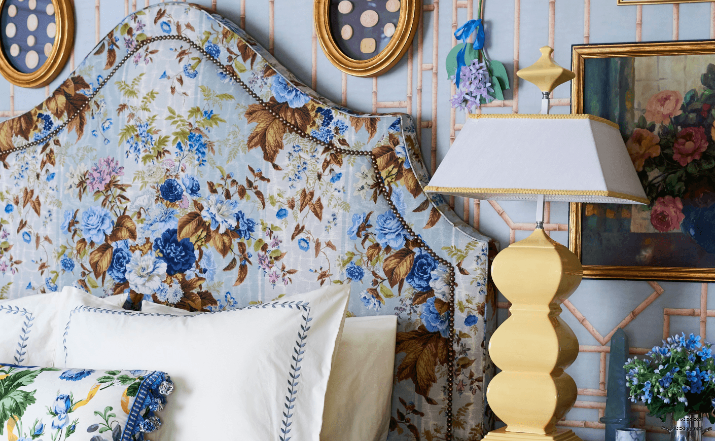 bedroom wallpaper blue