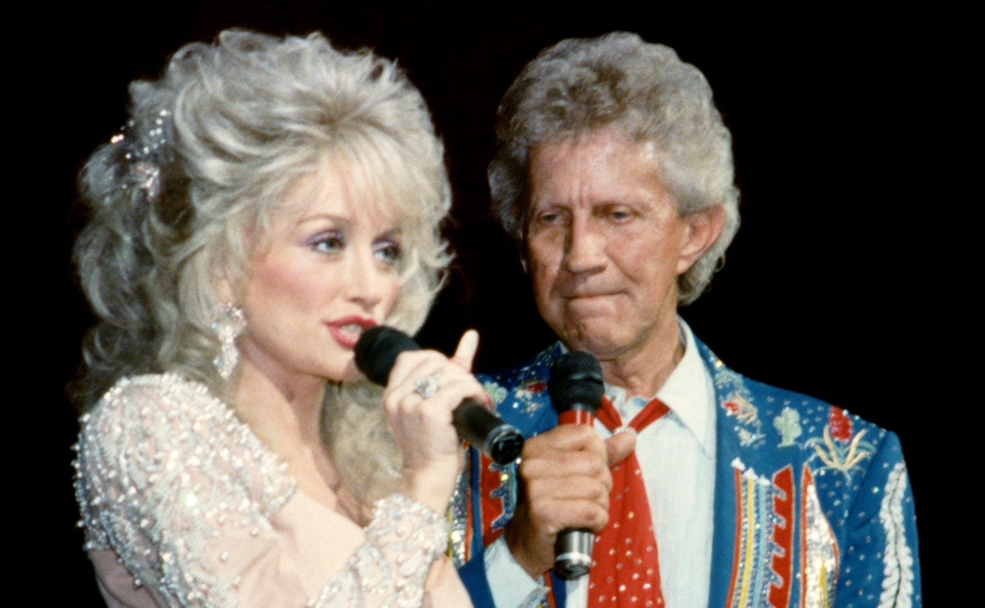 dolly parton and porter wagoner on stage