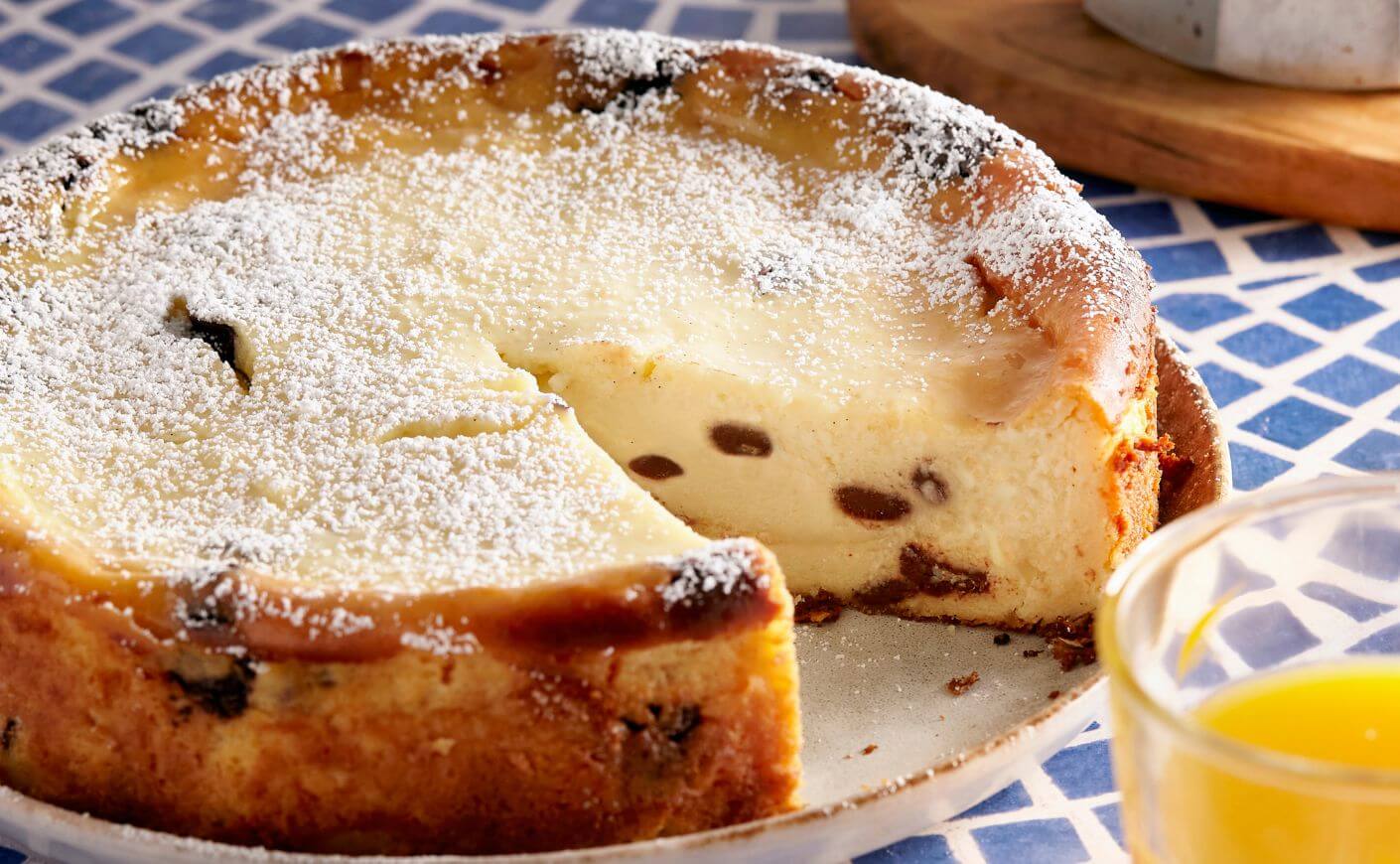 A ricotta cake.